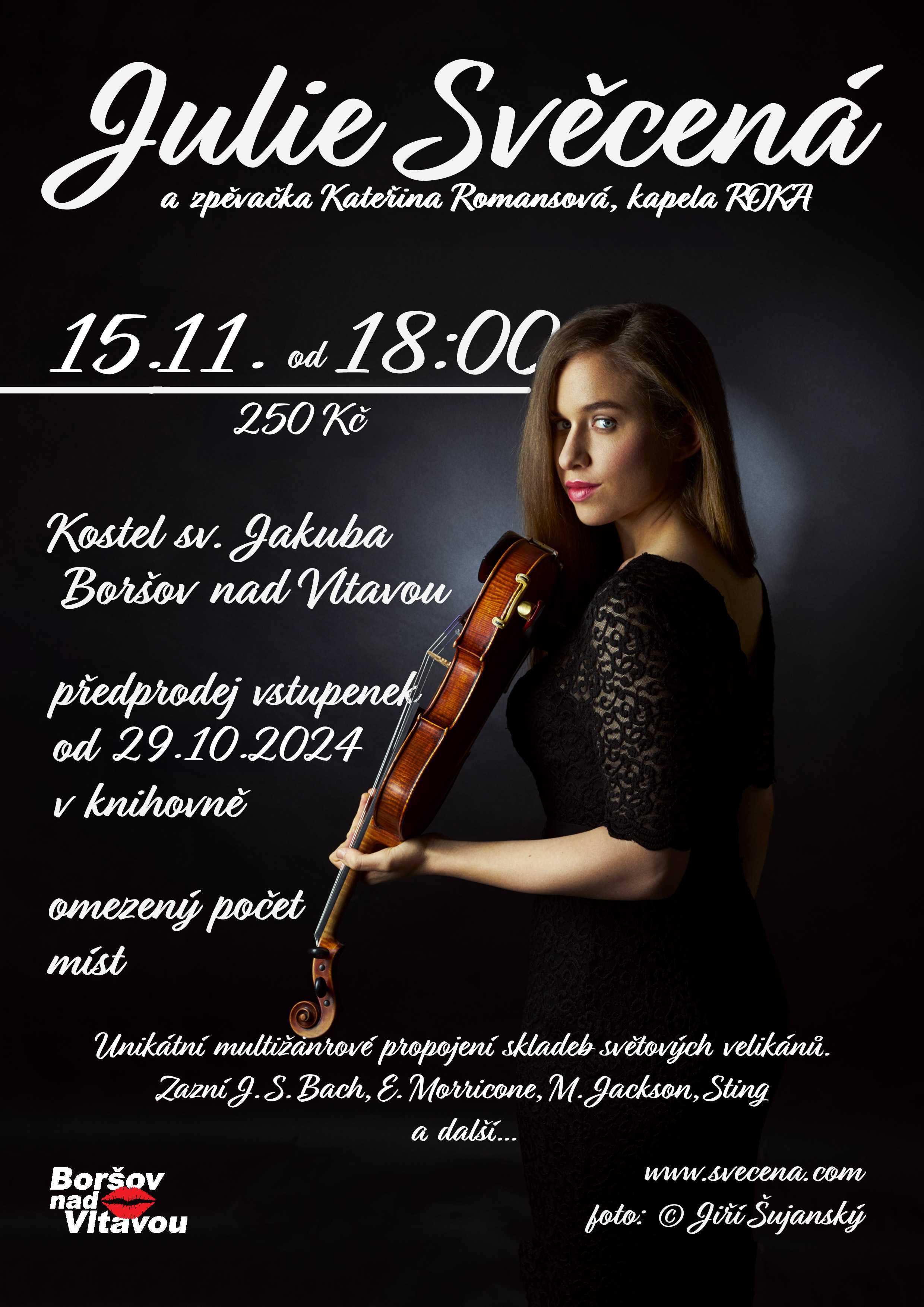 Koncert Julie Svěcené
