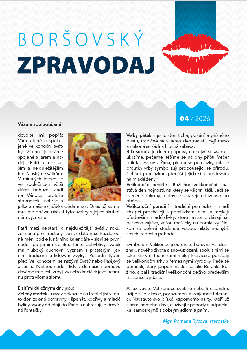 Boršovský zpravodaj 4/2026